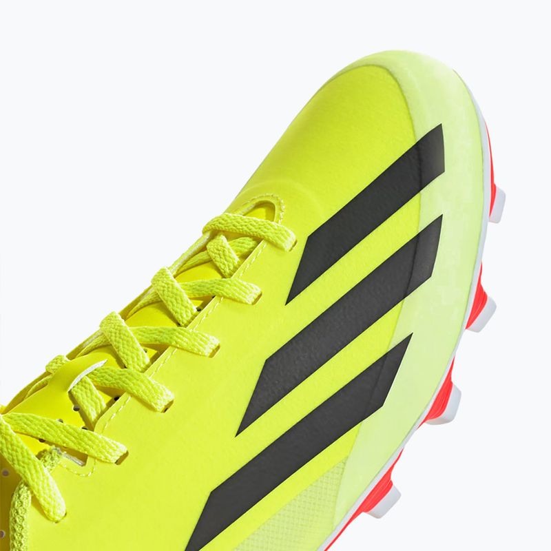 Кросівки футбольні чоловічі adidas X Crazyfast Club FxG team solar yellow/core black/cloud white 8