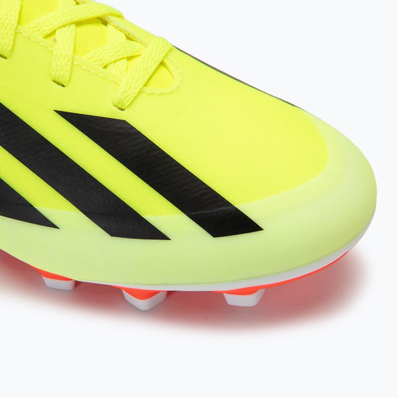 Кросівки футбольні чоловічі adidas X Crazyfast Club FxG team solar yellow/core black/cloud white 7