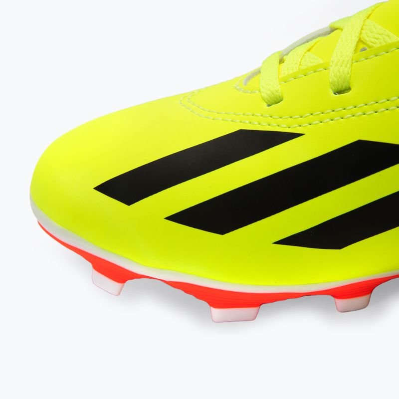 Кросівки футбольні дитячі adidas X Crazyfast Club FxG team solar yellow/core black/cloud white 7