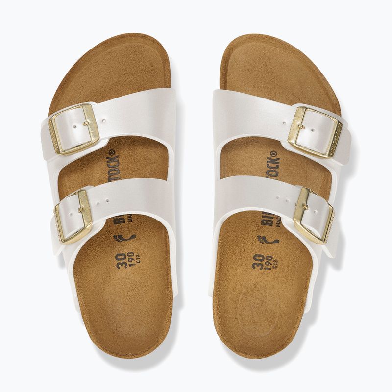 Шльопанці дитячі BIRKENSTOCK Arizona Birko-Flor electric metallic pearl 3