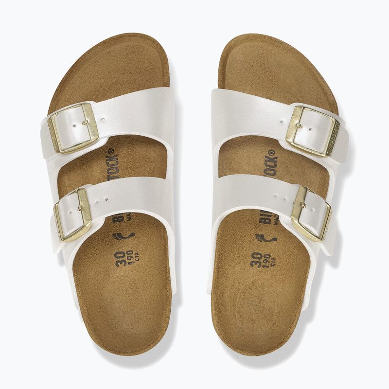 Шльопанці дитячі BIRKENSTOCK Arizona Birko-Flor Narrow electric metallic pearl 4