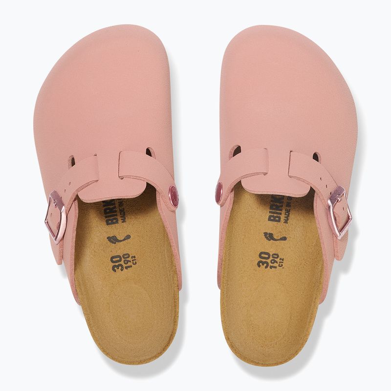 BIRKENSTOCK Boston Kids BFBC Вузькі шльопанці з рожевої глини 3