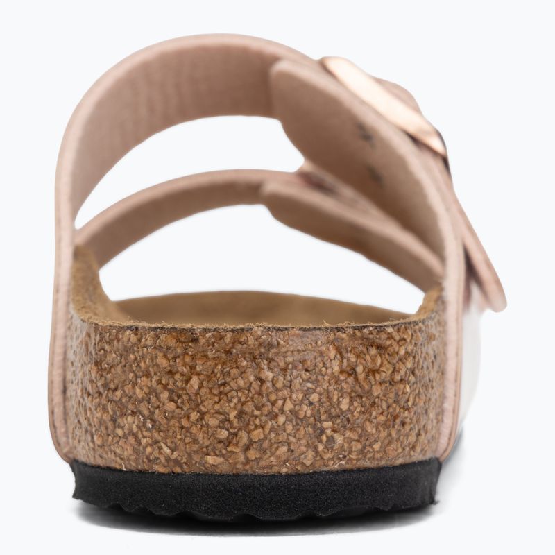 Шльопанці дитячі BIRKENSTOCK Arizona Birko-Flor Narrow electric metallic copper hearts 6