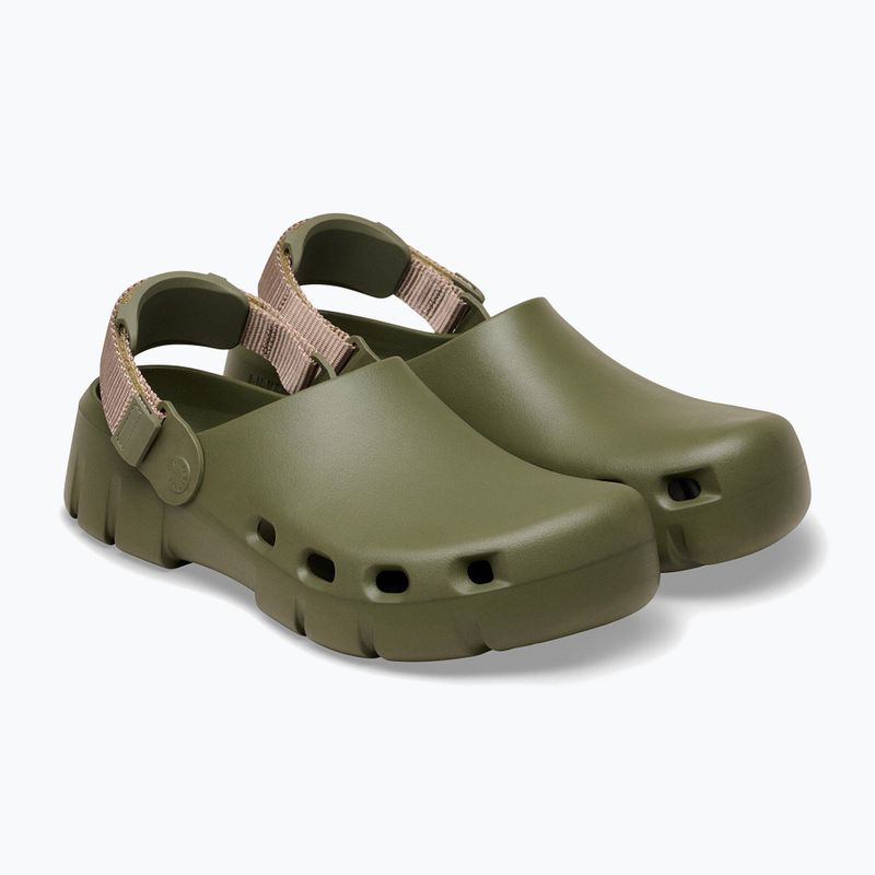 Шльопанці BIRKENSTOCK Birki Flow TEX EVA Regular хакі/gray taupe 12