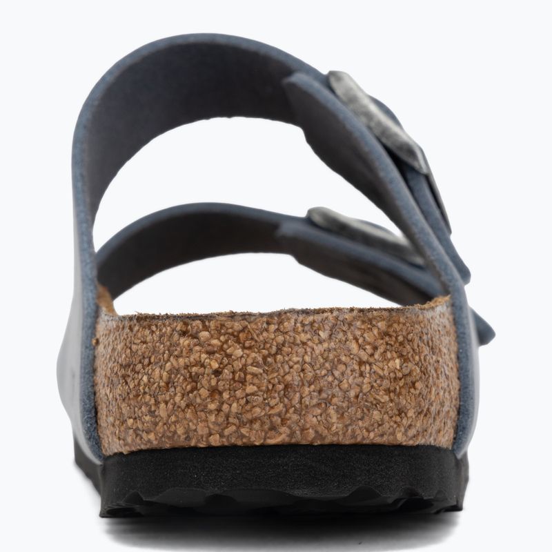 Шльопанці BIRKENSTOCK Arizona Soft Footbed Oiled Leather Narrow elemental blue 6