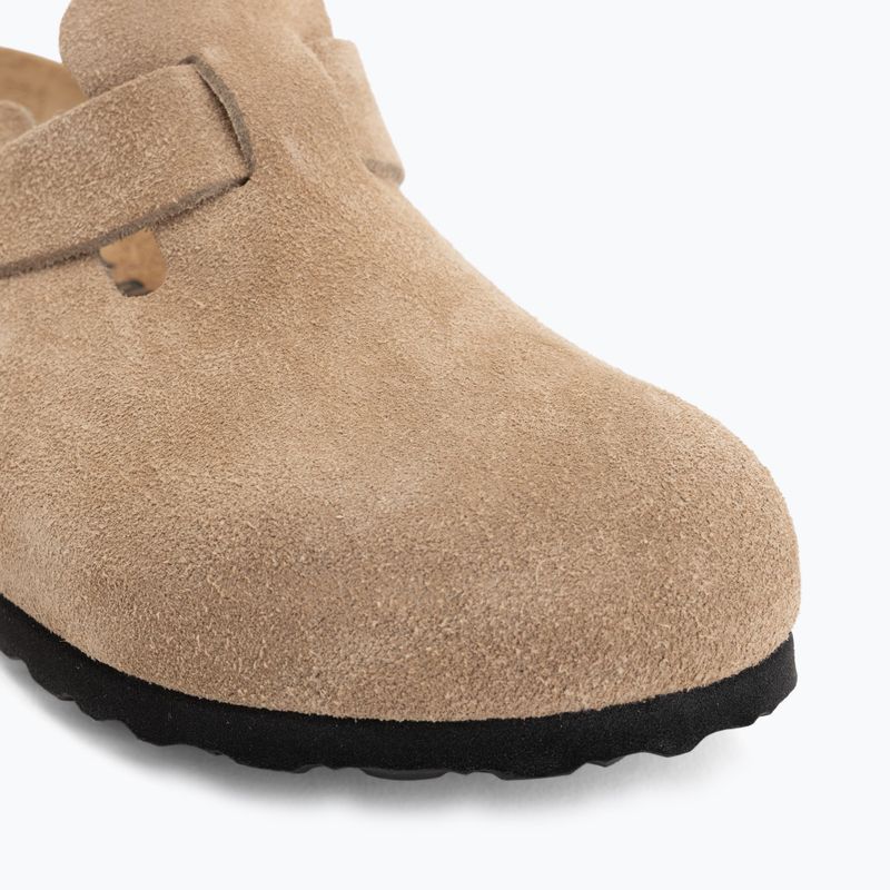 Шльопанці BIRKENSTOCK Boston Suede Leather sandcastle 7