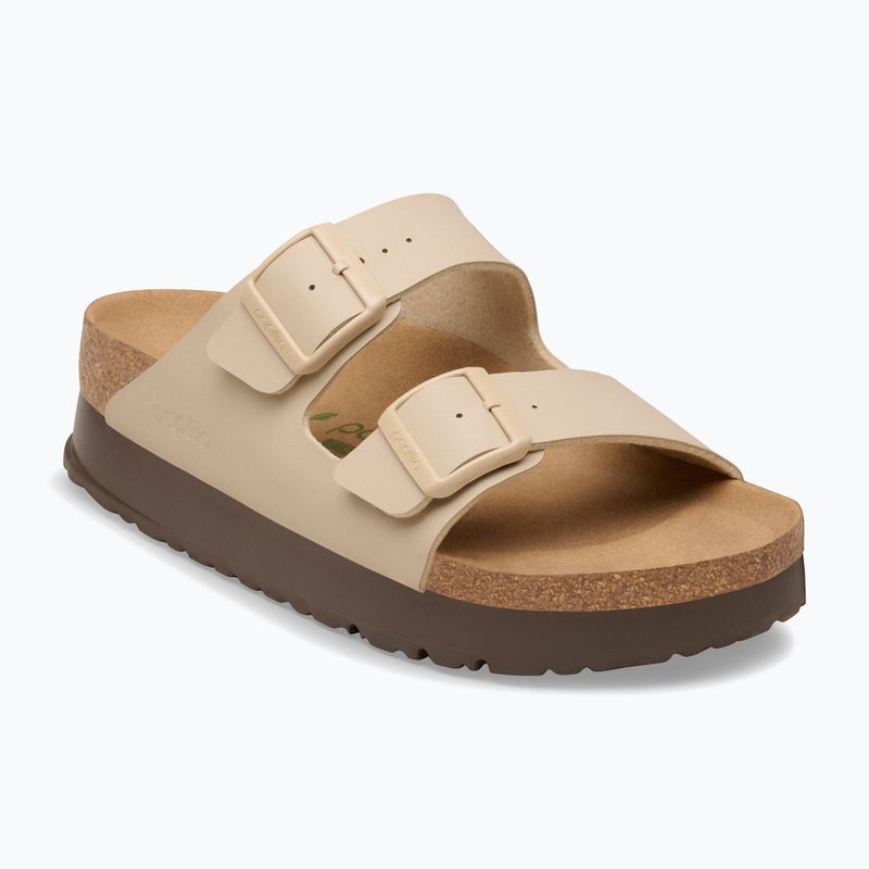 Шльопанці BIRKENSTOCK Arizona Flex Platform Birko-Flor sandcastle