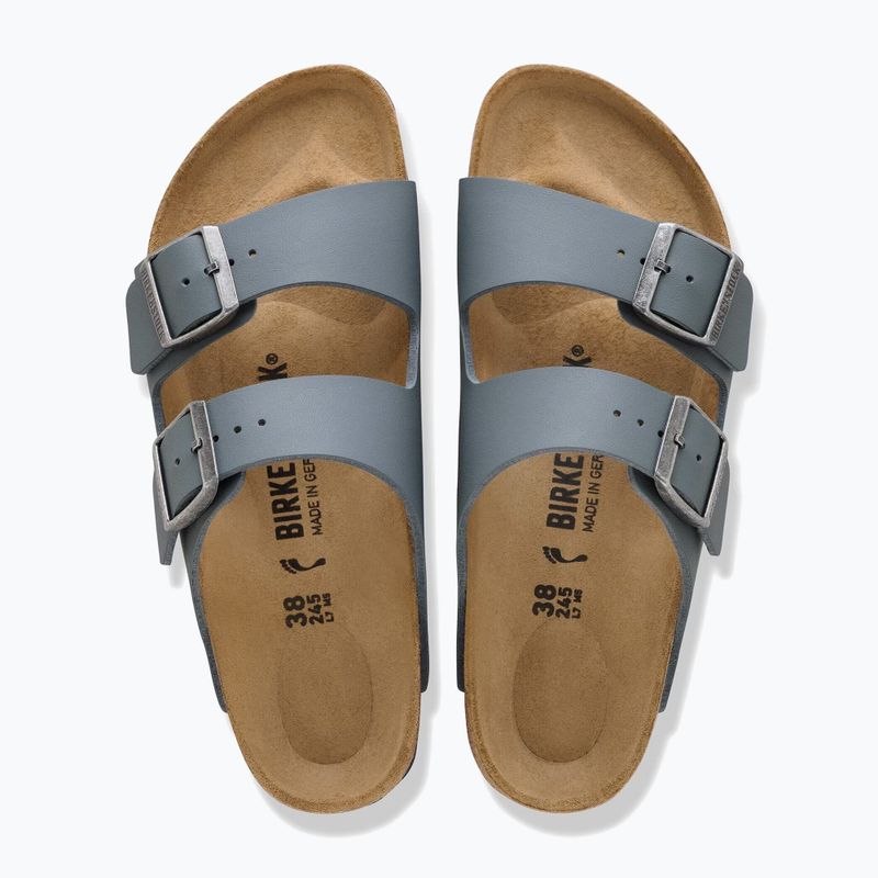 Шльопанці BIRKENSTOCK Arizona Birko-Flor Narrow basalt gray 4