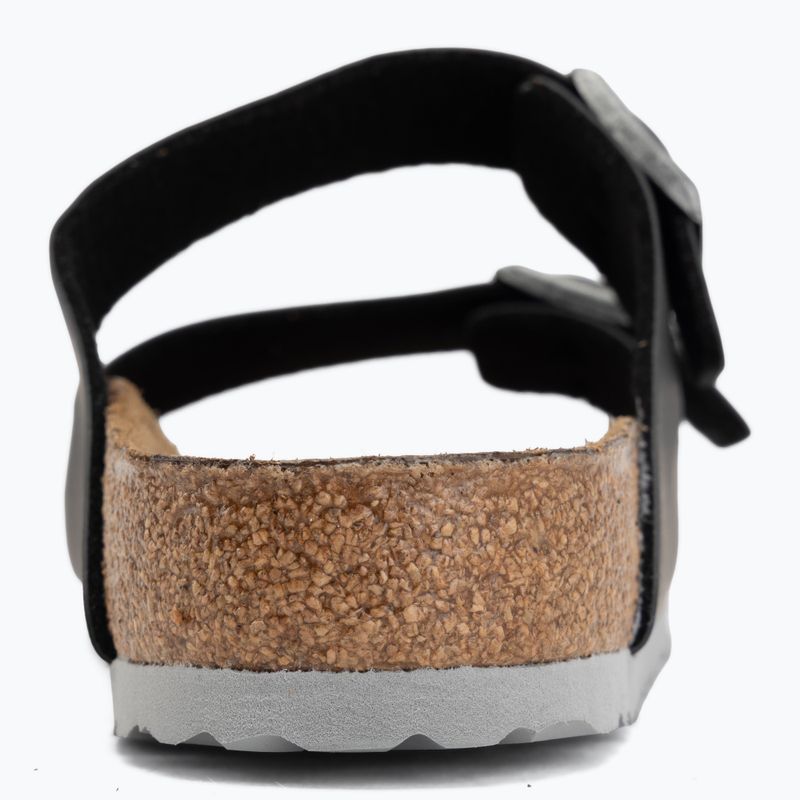 Шльопанці BIRKENSTOCK Arizona Birko-Flor black/light gray 6