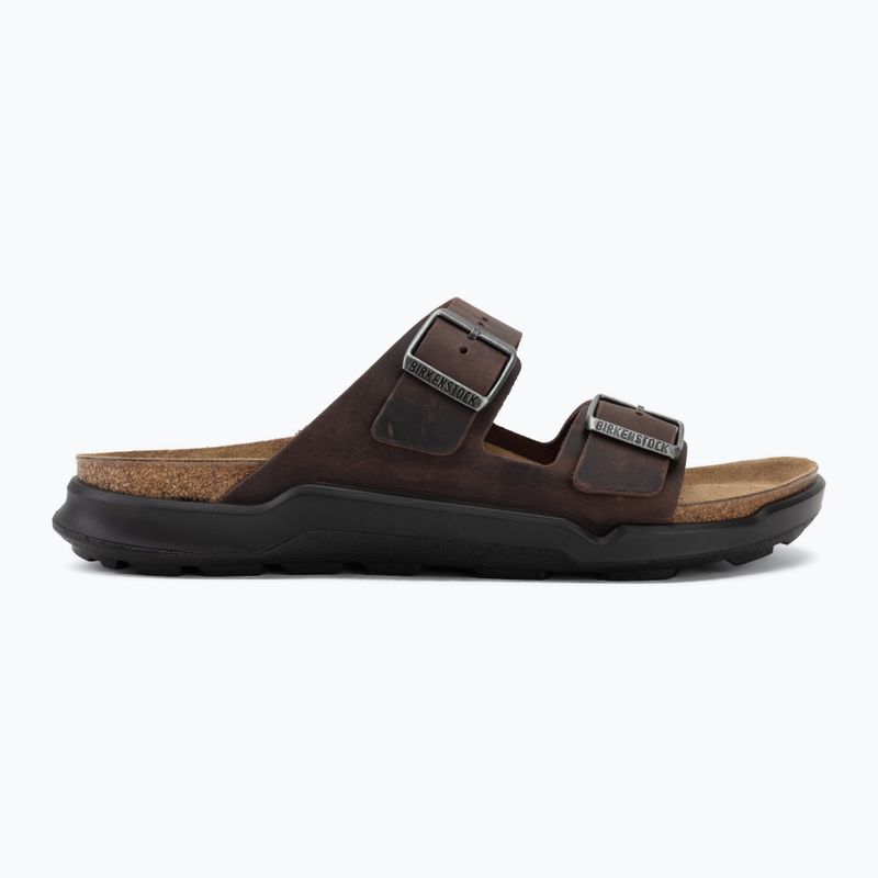Шльопанці чоловічі BIRKENSTOCK Arizona Crosstown Oiled Leather Regular habana/black 2