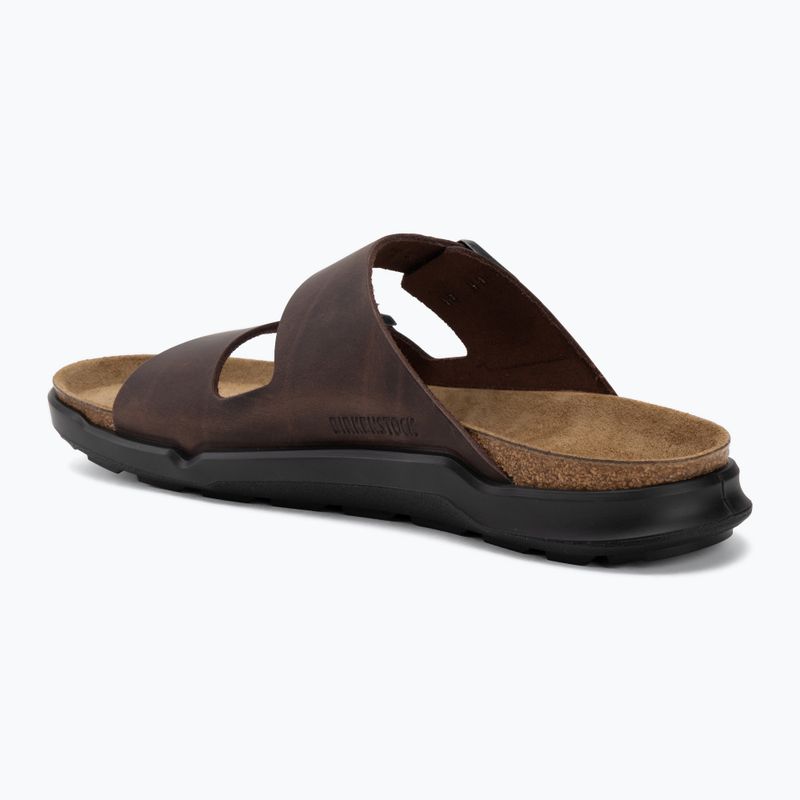 Шльопанці чоловічі BIRKENSTOCK Arizona Crosstown Oiled Leather Regular habana/black 3