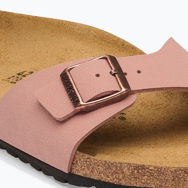 Жіночі шльопанці BIRKENSTOCK Madrid Birkibuc Narrow рожевий глина 6
