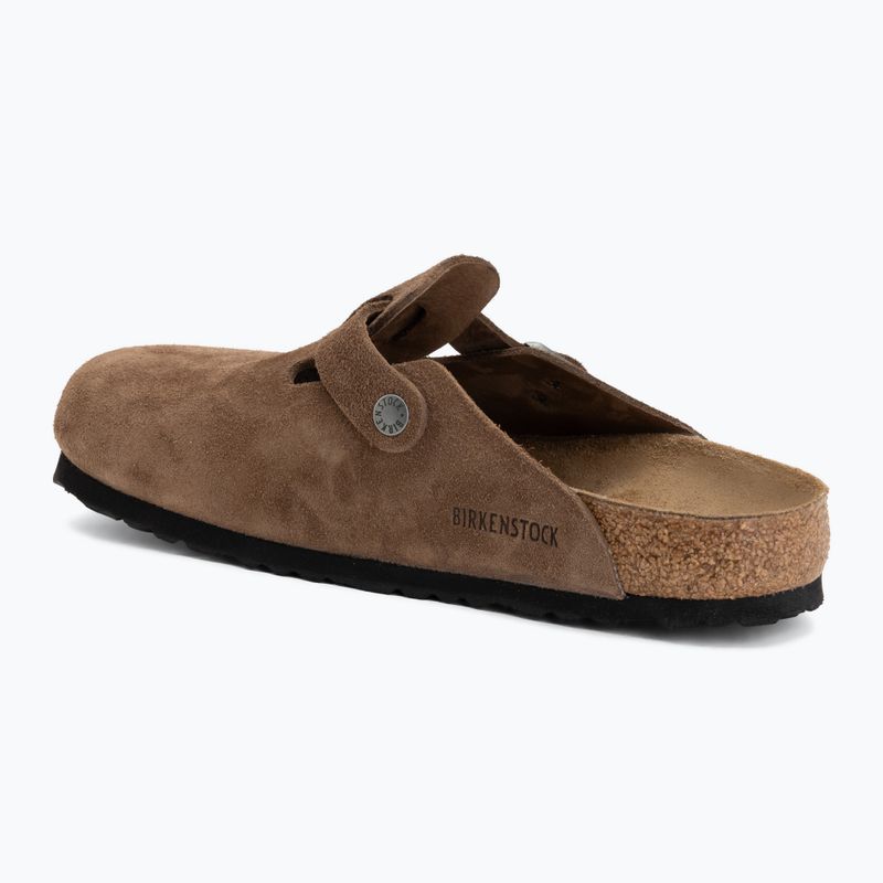 Шльопанці BIRKENSTOCK Boston Suede Leather dark tea 3