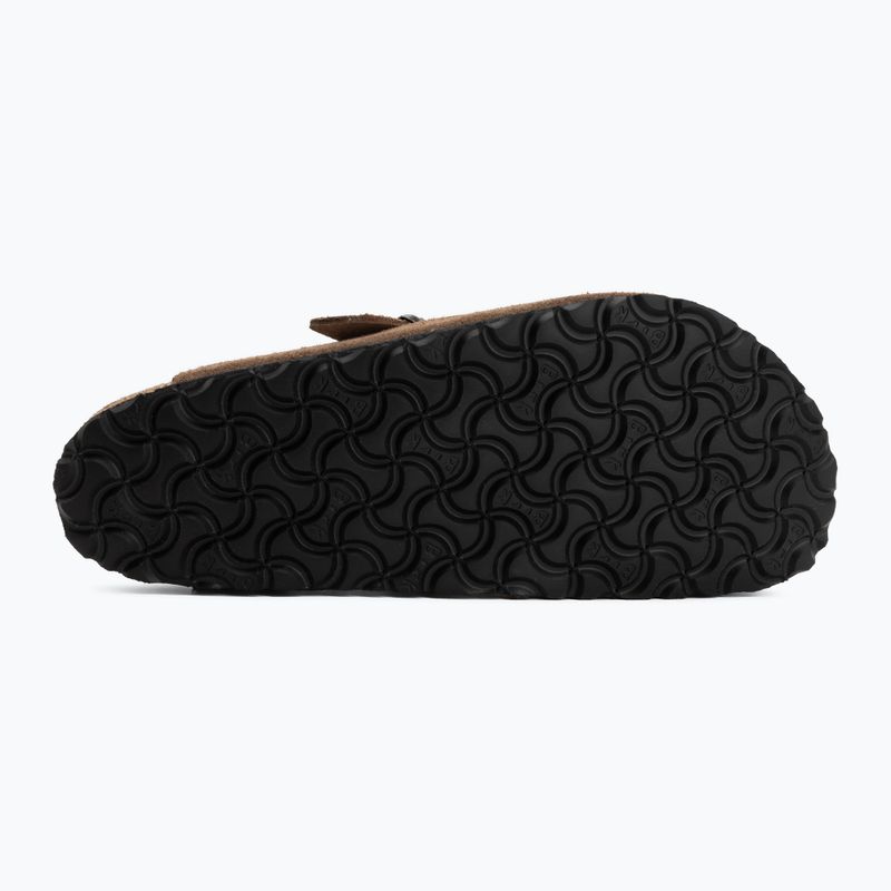 Шльопанці BIRKENSTOCK Boston Suede Leather dark tea 4