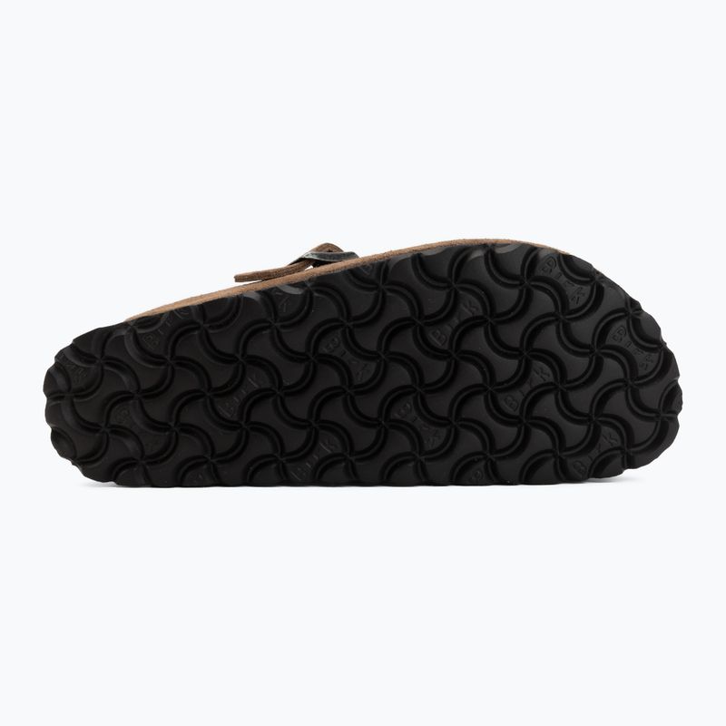 Шльопанці BIRKENSTOCK Boston Suede Leather dark tea 4