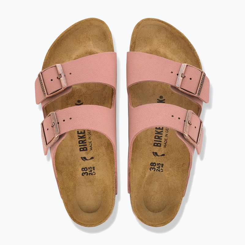 Шльопанці BIRKENSTOCK Arizona Birkibuc pink clay 3