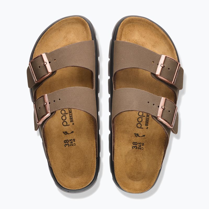 Шльопанці BIRKENSTOCK Arizona Chunky Birkibuc mocca 3