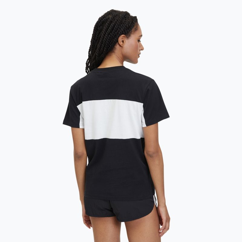 Жіноча футболка FILA Lishui чорна/яскраво-біла 3