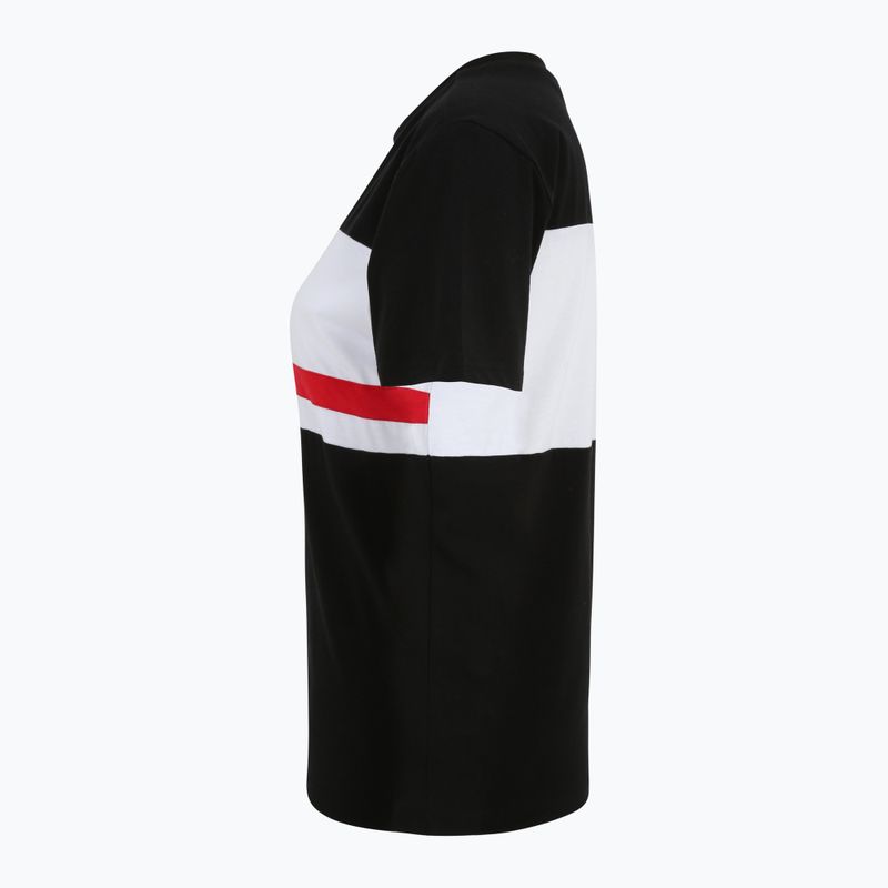 Жіноча футболка FILA Lishui чорна/яскраво-біла 7