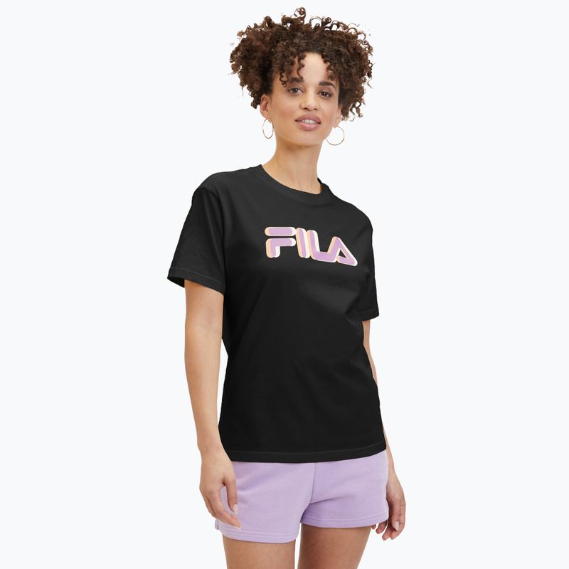 Жіноча футболка FILA Londrina чорна