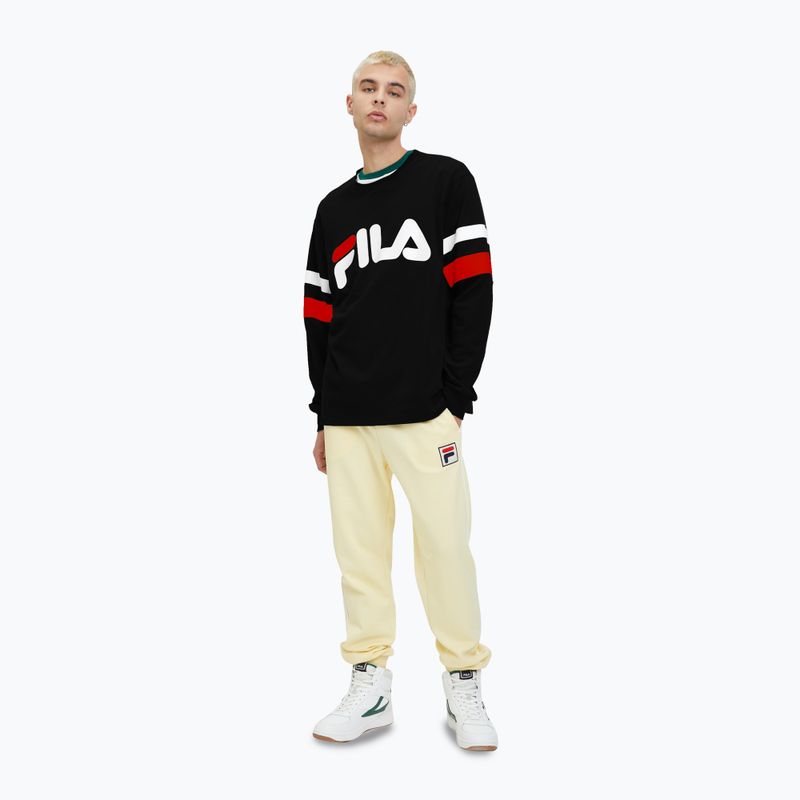 Чоловічий світшот FILA Luohe Oversized Crew чорний 2