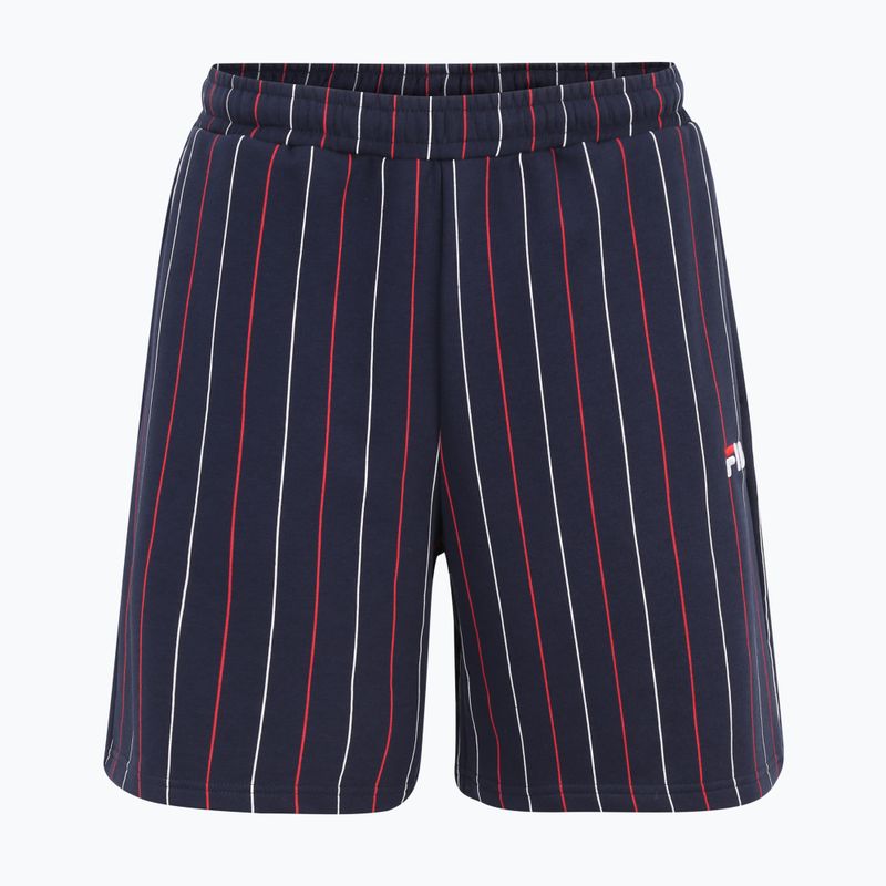 Чоловічі шорти FILA Lobito Pinstriped чорний ірис/двоколірні в рубчик 5