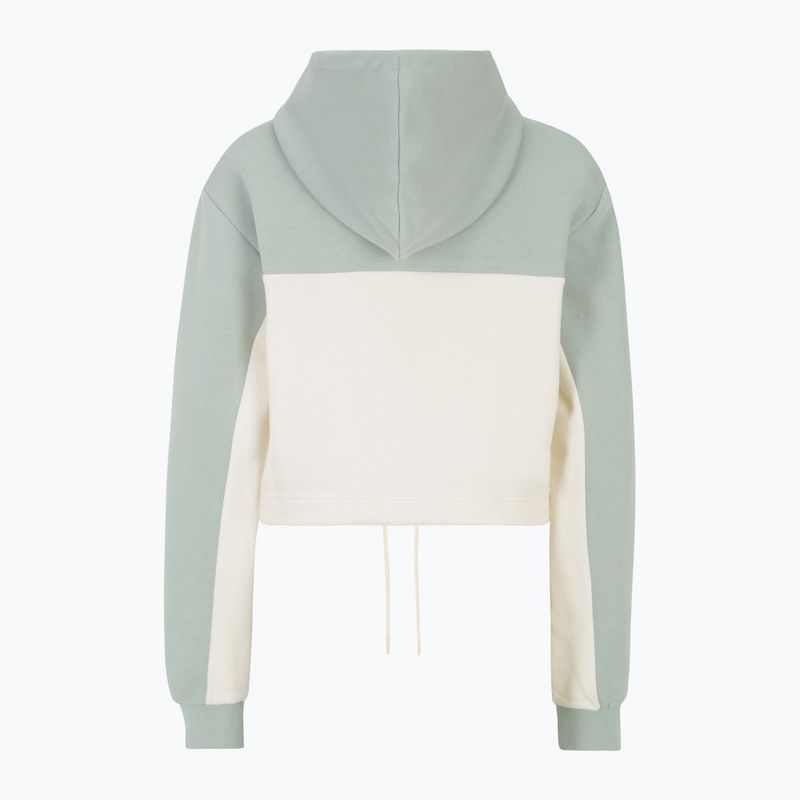 Кофта жіноча FILA Laagna Blocked Hoody jadeite/antique white 2