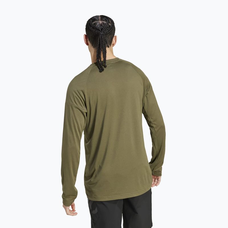 Лонгслів велосипедний чоловічий adidas FIVE TEN Long Sleeve Jersey olive strata 2