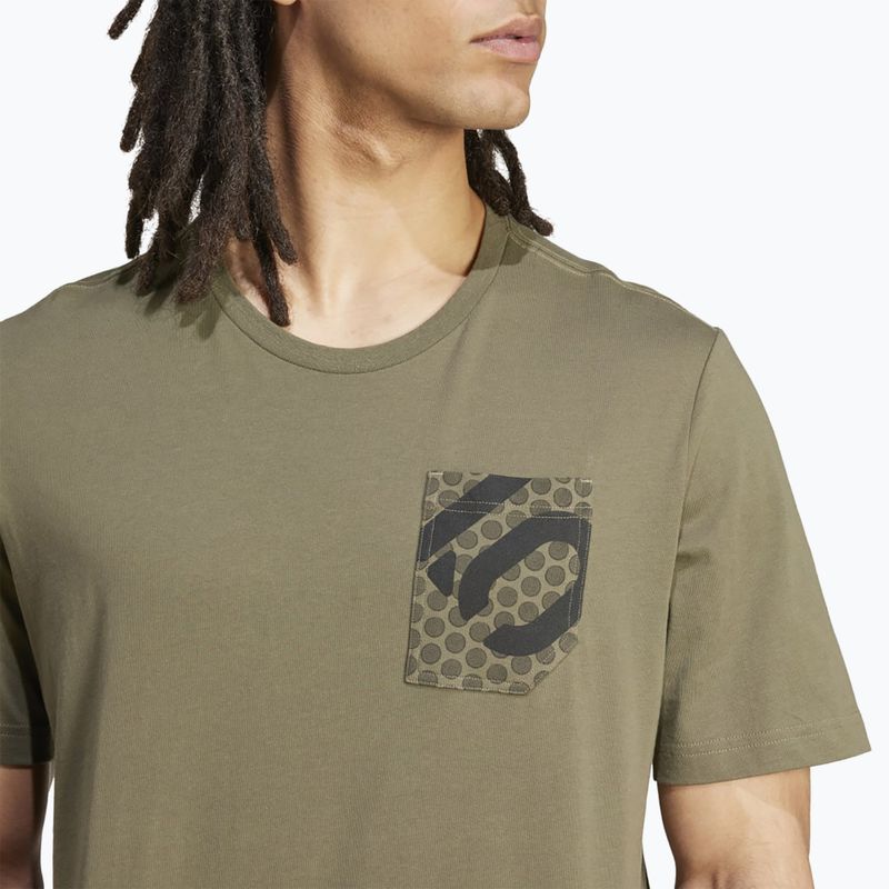 Футболка велосипедна чоловіча adidas FIVE TEN Brand Of The Brave Tee olive strata 5