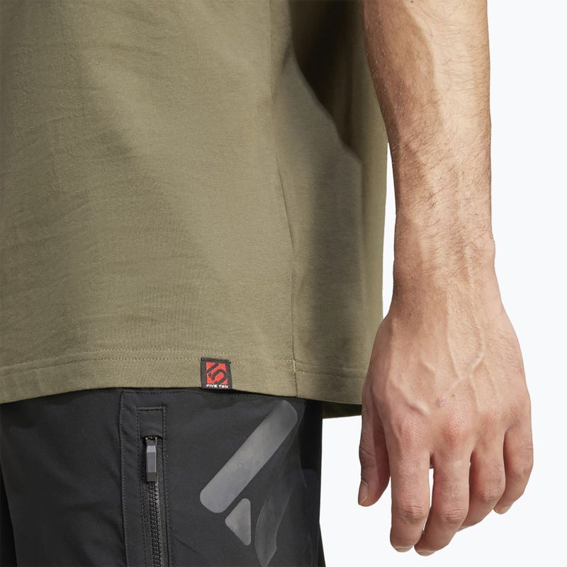 Футболка велосипедна чоловіча adidas FIVE TEN Brand Of The Brave Tee olive strata 6