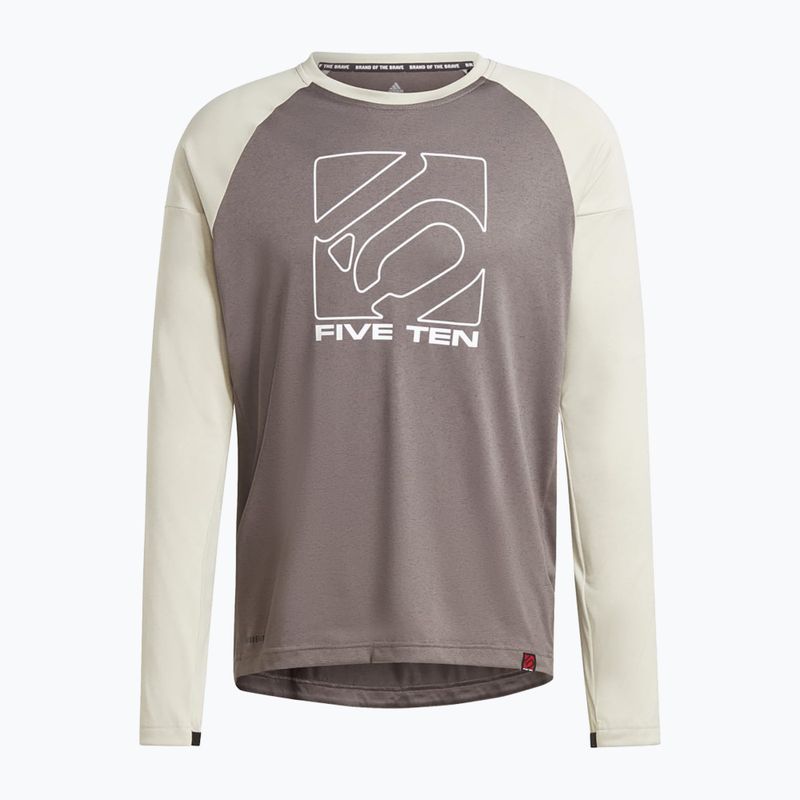 Лонгслів велосипедний чоловічий adidas FIVE TEN Long Sleeve Jersey charcoal/putty grey 7