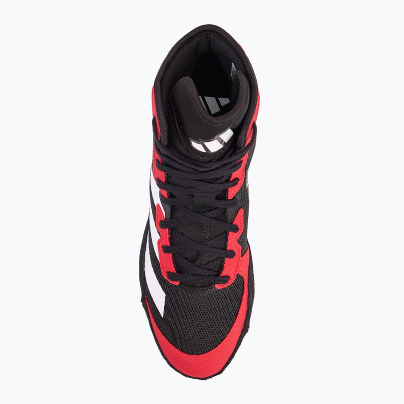 Кросівки борцівські чоловічі adidas Adizero team collage red/ cloud white/ core black 5