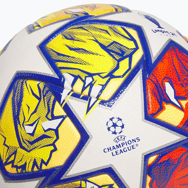 Футбольні бутси adidas UCL Competition 23/24 білі/блакитні/помаранчеві, розмір 5 4