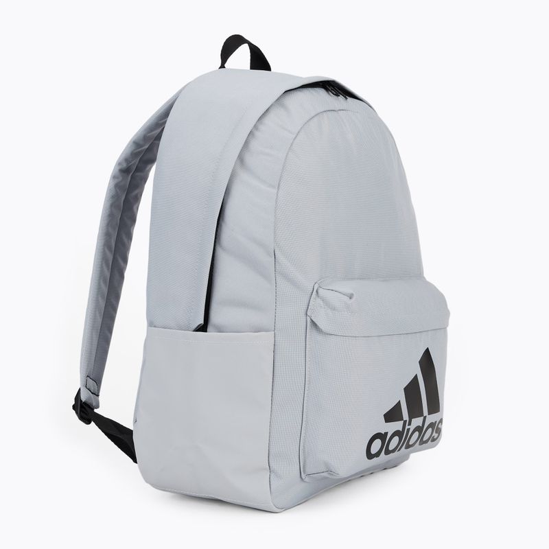 рюкзак adidas Classic Badge Of Sport 27.5 л сірий двомісний / чорний 2