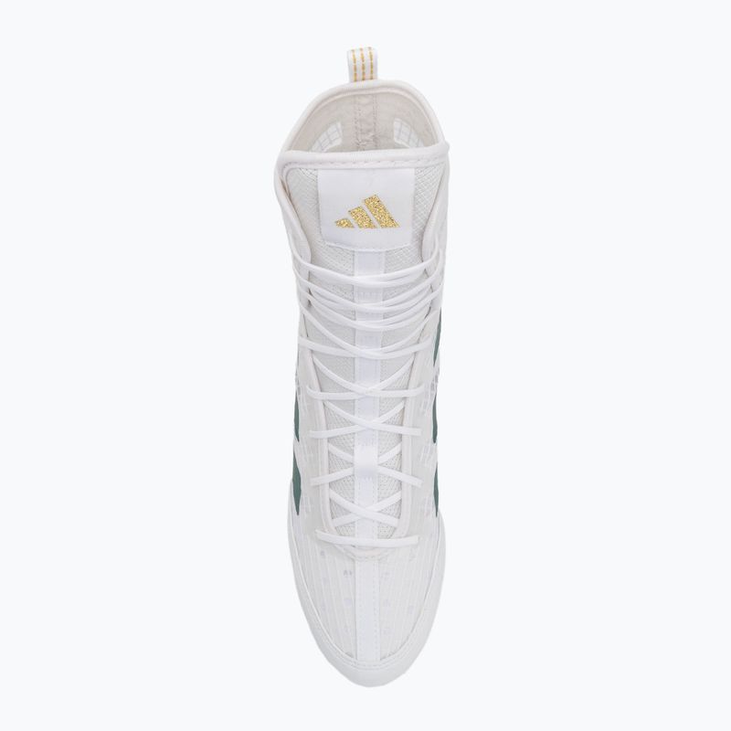 Кросівки боксерські adidas Box Hog 4 cloud white/collegiate green/core black 5
