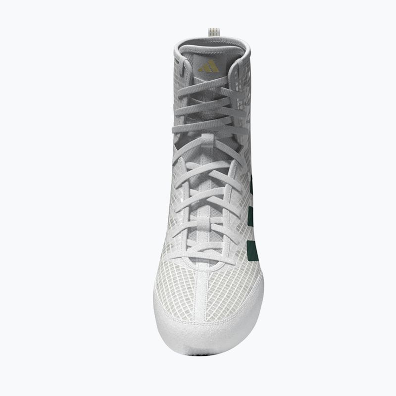 Кросівки боксерські adidas Box Hog 4 cloud white/collegiate green/core black 5