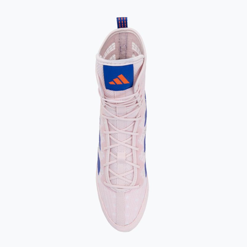 Кросівки боксерські adidas Box Hog 4 almost pink/lucid blue/impact orange 5