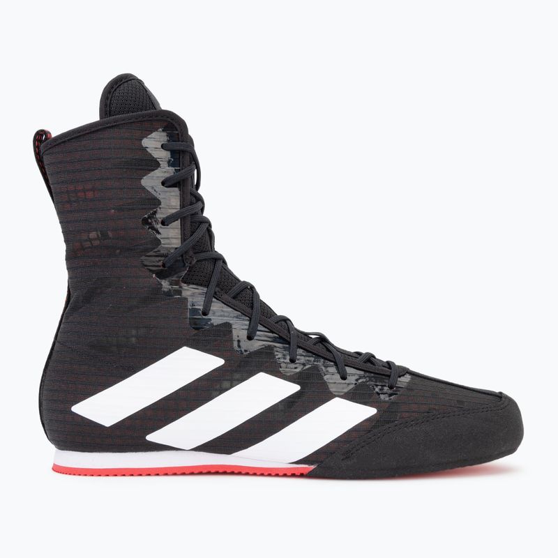 Кросівки боксерські adidas Box Hog 4 core black/cloud white/pure ruby 2