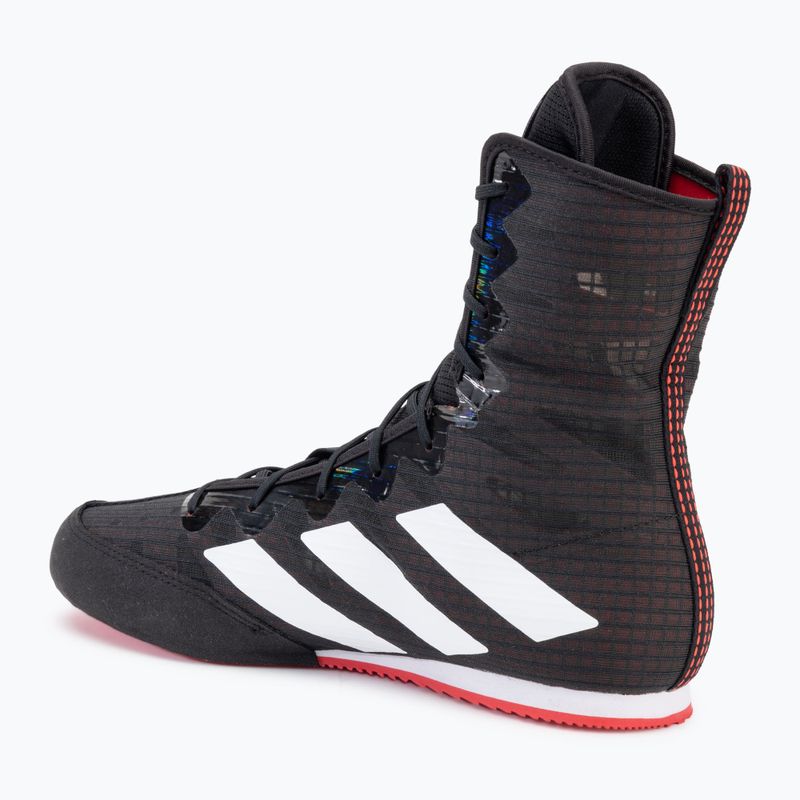 Кросівки боксерські adidas Box Hog 4 core black/cloud white/pure ruby 3