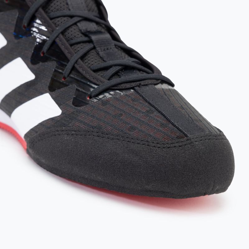 Кросівки боксерські adidas Box Hog 4 core black/cloud white/pure ruby 7