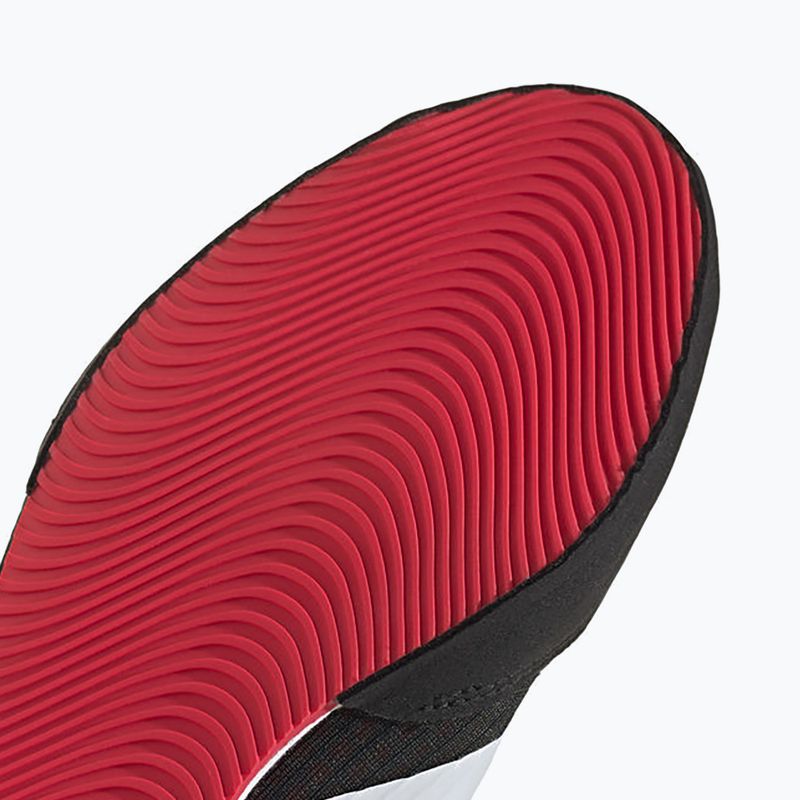 Кросівки боксерські adidas Box Hog 4 core black/cloud white/pure ruby 10