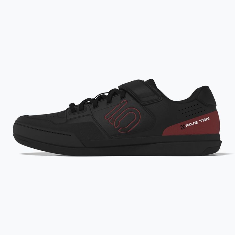 Кросівки велосипедні MTB чоловічі adidas FIVE TEN Hellcat core black/red/cloud white 2