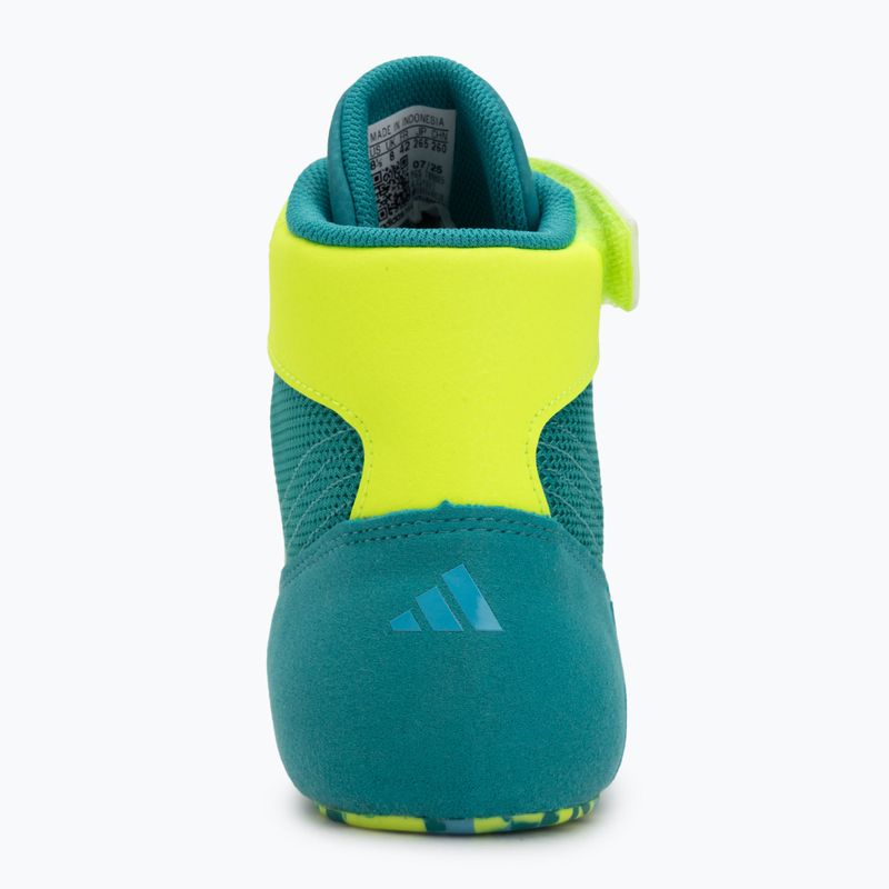 Кросівки боксерські adidas HVC purple team/lucid lemon/signal cyan 6