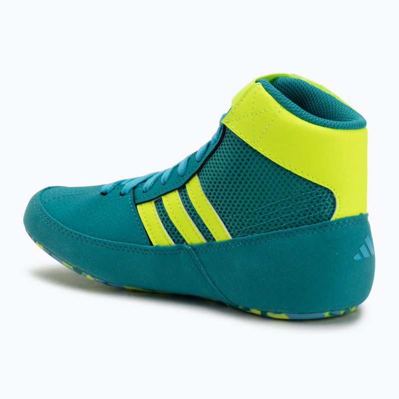 Борцівки дитячі adidas Havoc purple team/lucid lemon/signal cyan 3