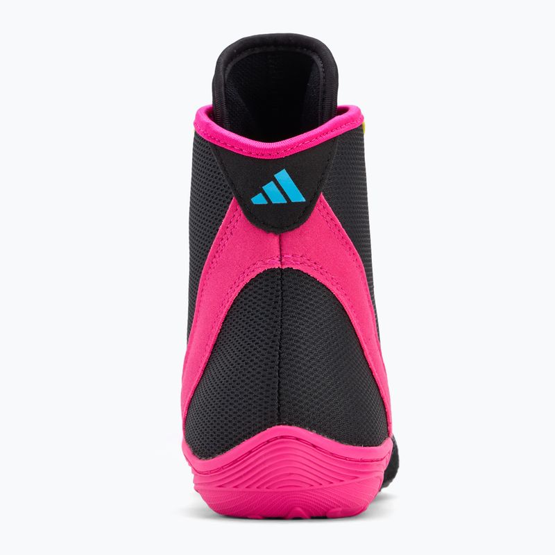 Кросівки боксерські adidas Adizero black/signal cyan/shock pink 6