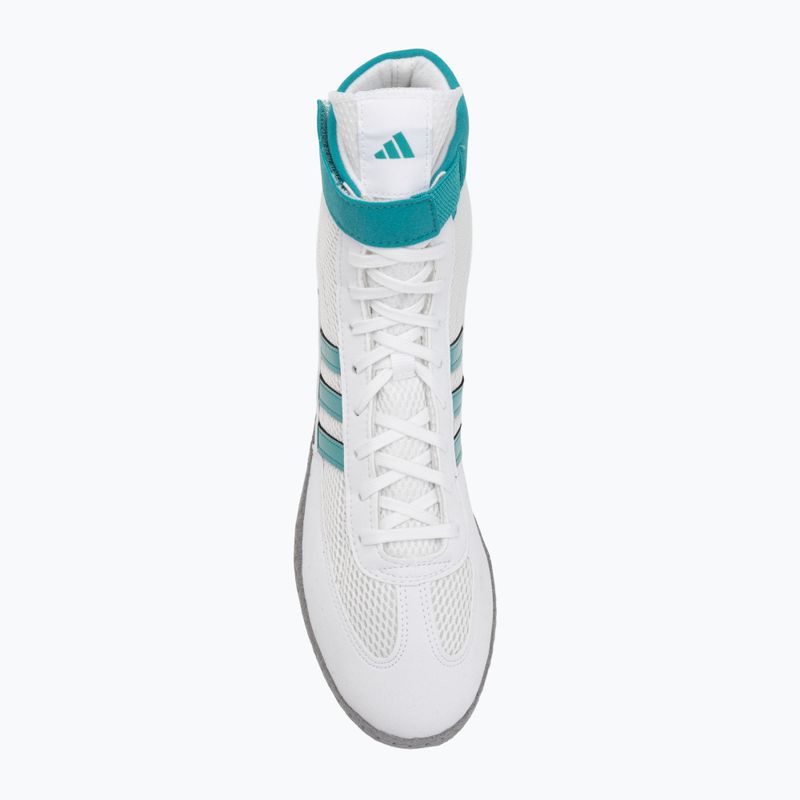 Кросівки боксерські adidas Combat Speed.4 footwear white/purple team/grey three 5
