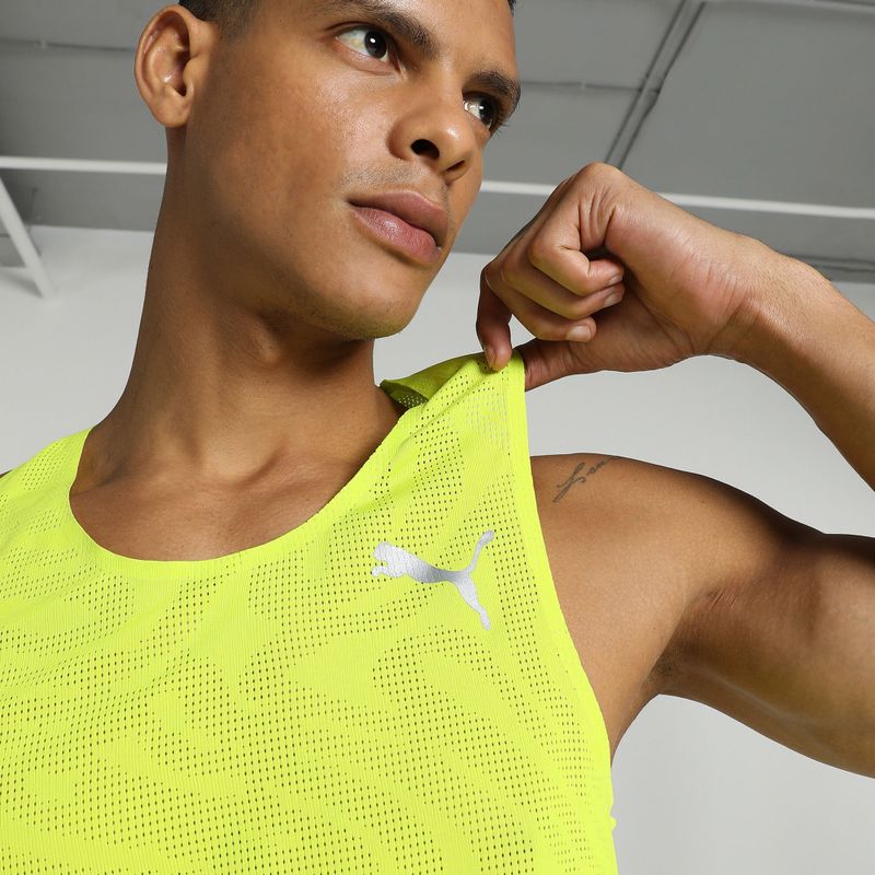 Майка для бігу чоловіча PUMA Run Ultraspun Singlet green 5