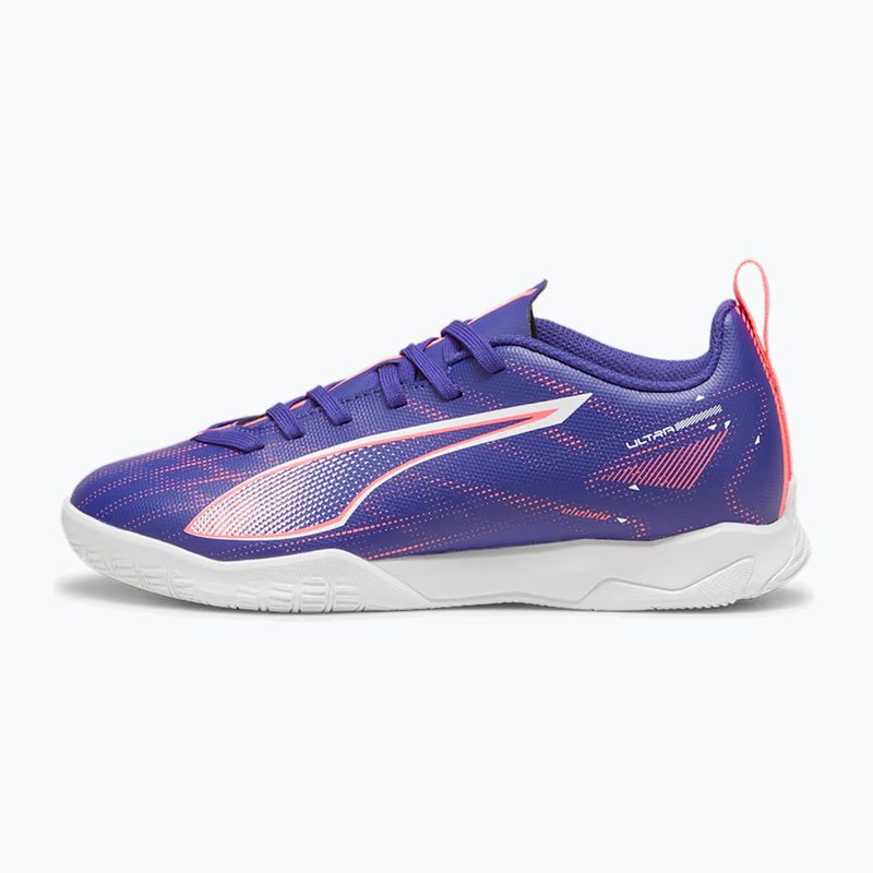 Кросівки футбольні дитячі PUMA Ultra 5 Play IT Jr lapis lazuli/puma white/sunset gloe 2