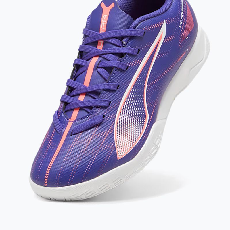 Кросівки футбольні дитячі PUMA Ultra 5 Play IT Jr lapis lazuli/puma white/sunset gloe 5