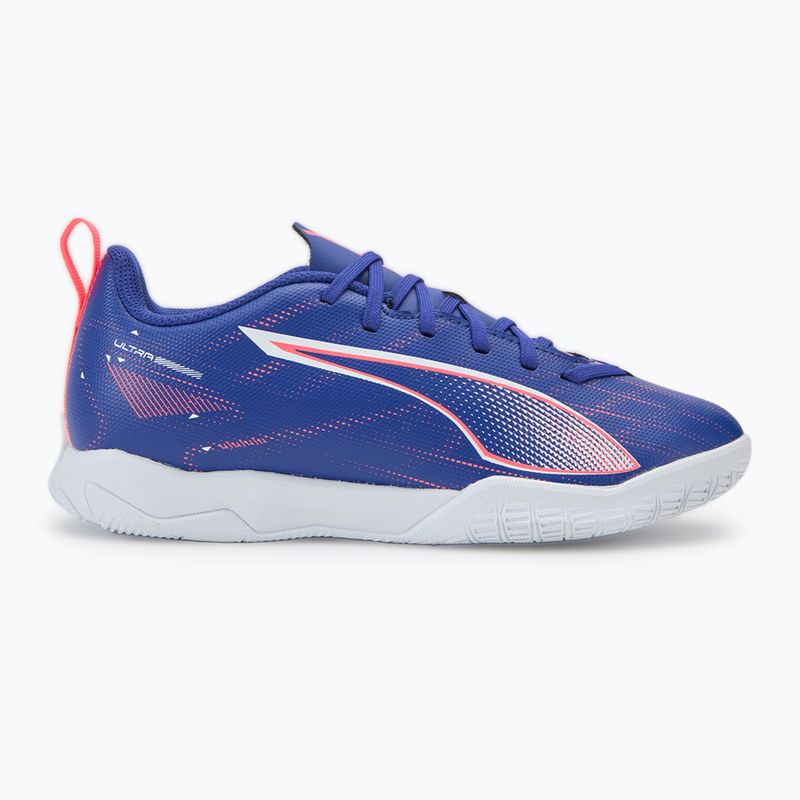 Кросівки футбольні дитячі PUMA Ultra 5 Play IT Jr lapis lazuli/puma white/sunset gloe 2